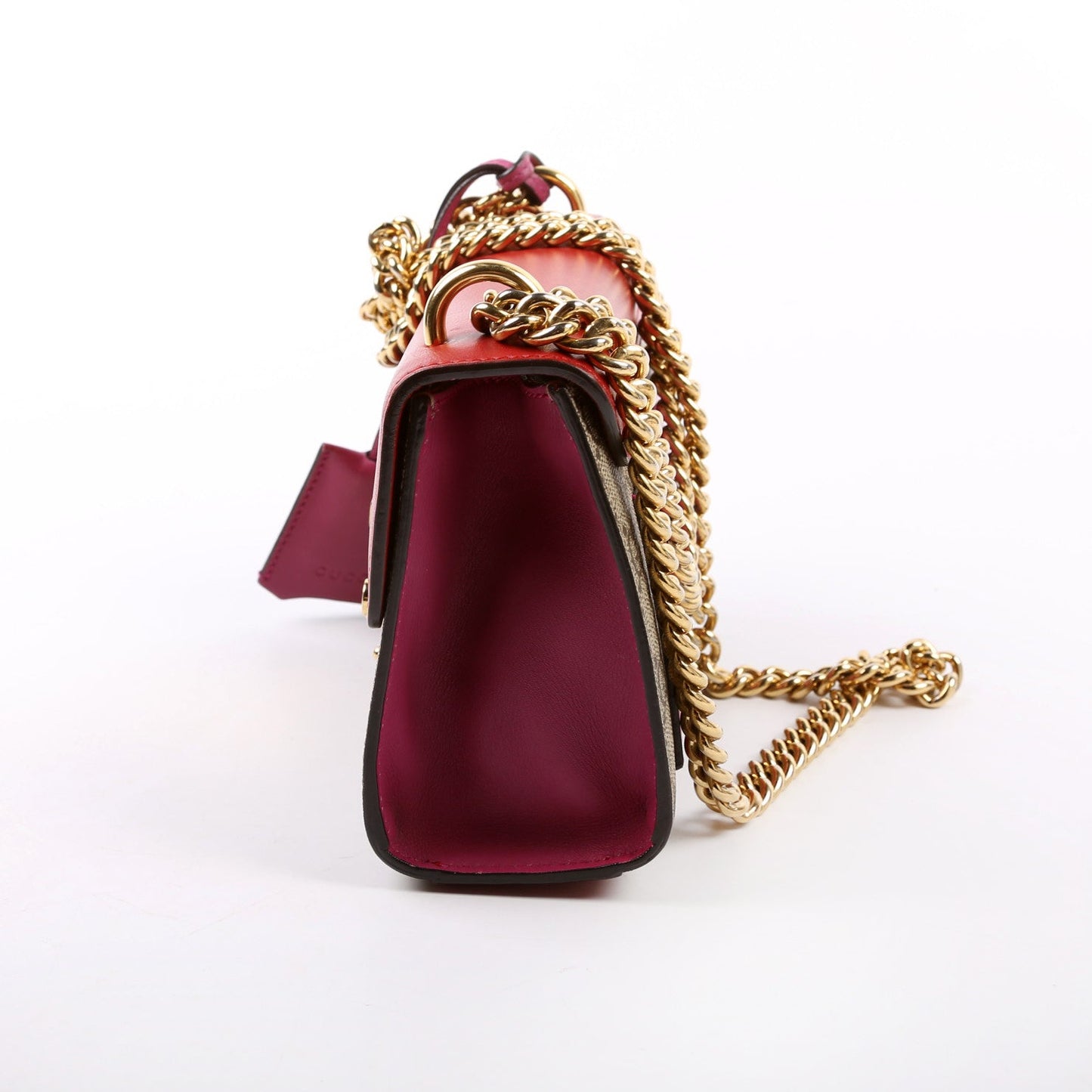 Gucci  Padlock GG Supreme Small Red
