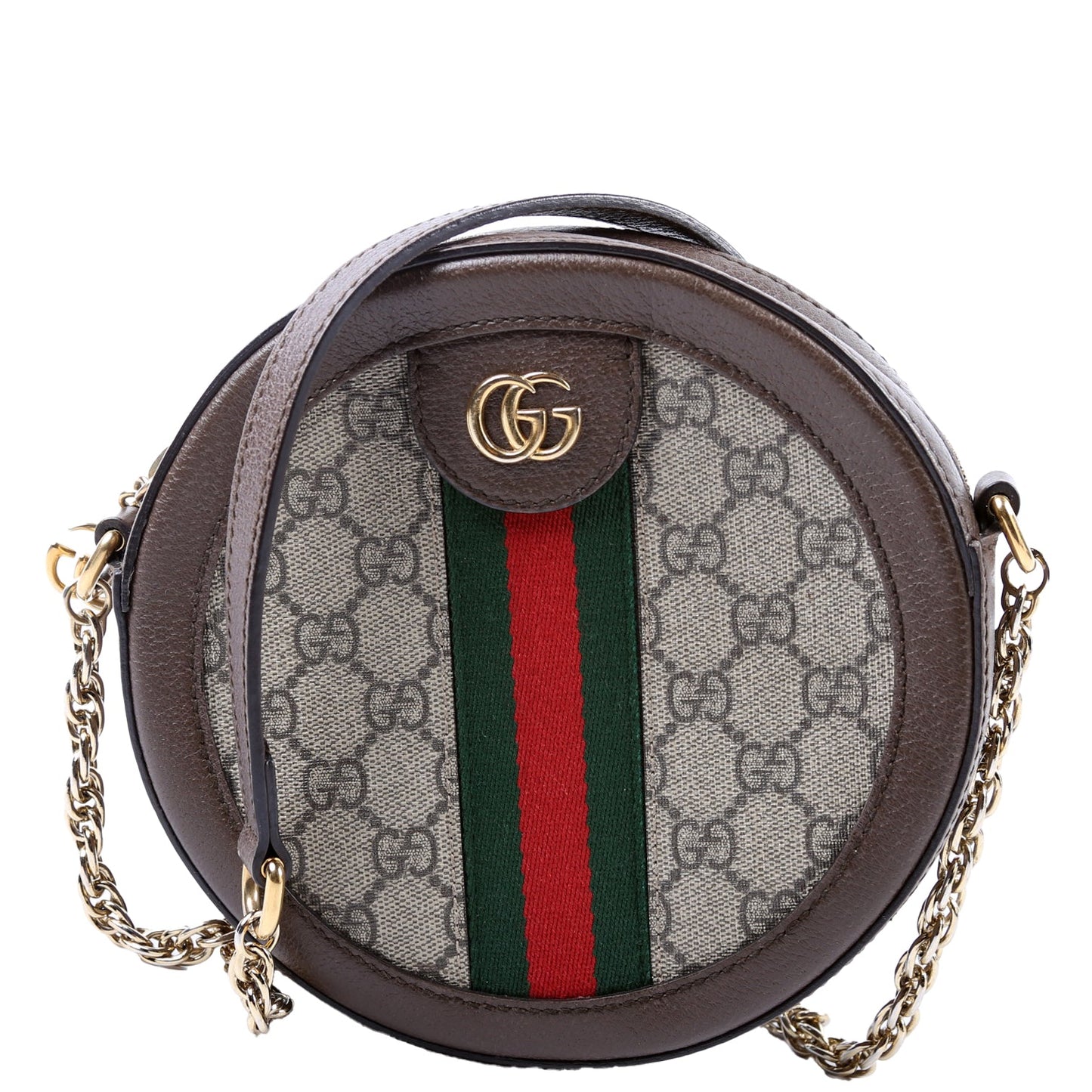 Gucci  Ophidia GG Supreme Round Small Crossbody