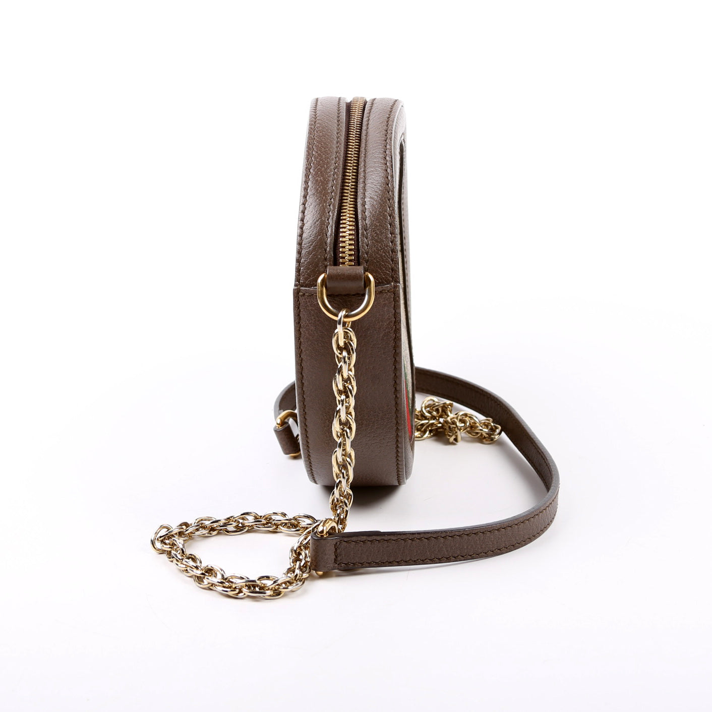 Gucci  Ophidia GG Supreme Round Small Crossbody
