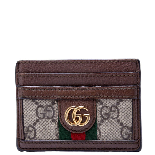 Gucci  Ophidia GG Card Case Brown