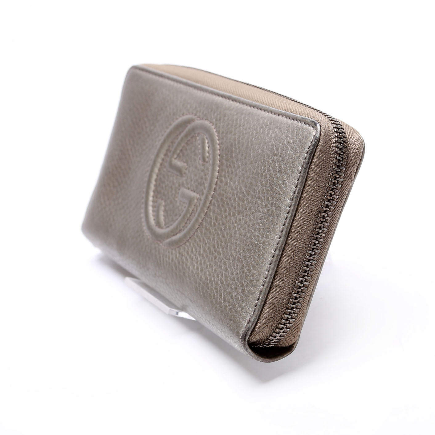 Gucci  Soho Zip Around Wallet Gold