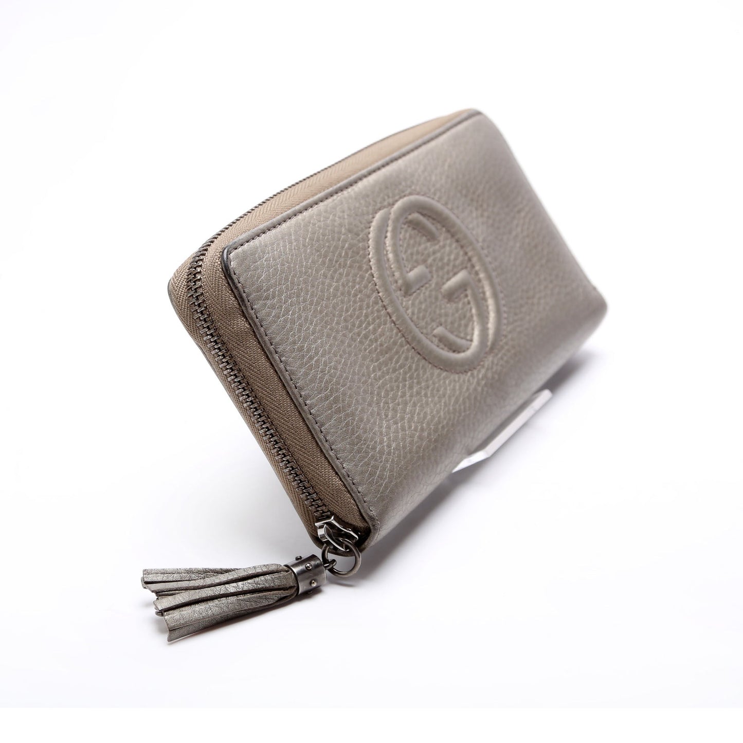 Gucci  Soho Zip Around Wallet Gold