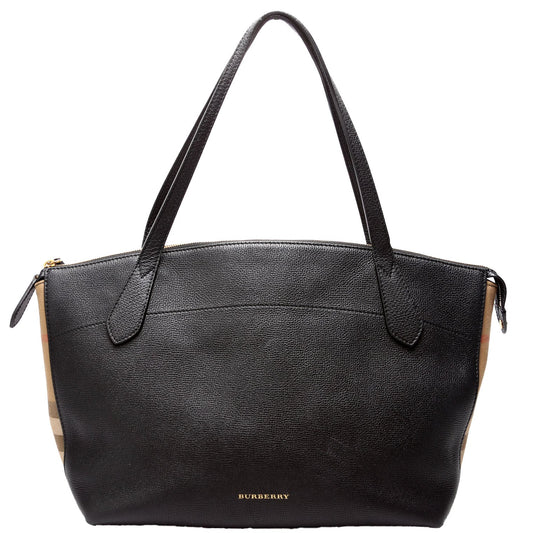 Debry Calfskin/Housecheck Welburn Medium Tote