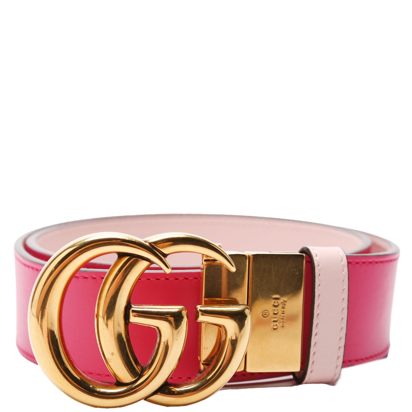 Gucci  GG Marmont Reversible Leather Belt Size / Pink