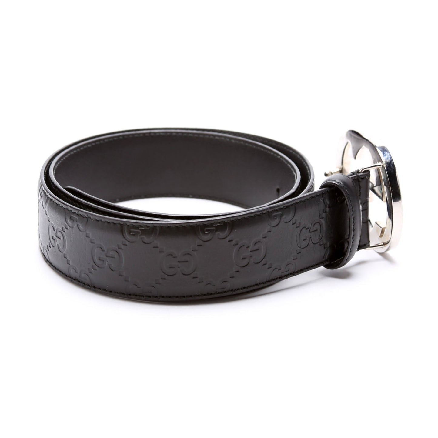 Gucci  Guccissima Belt Size / Black