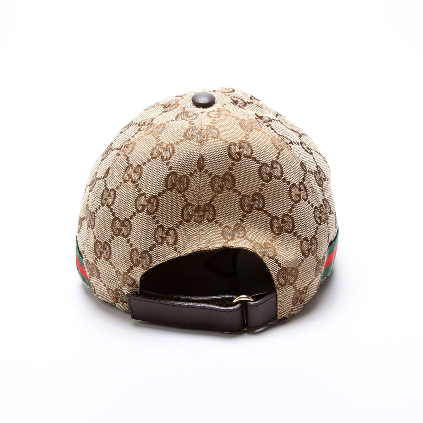 Gucci  GG Canvas Web Hat Size Medium Brown