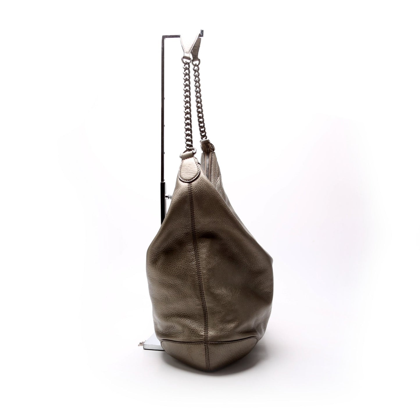 Gucci  Soho Chain Hobo Silver