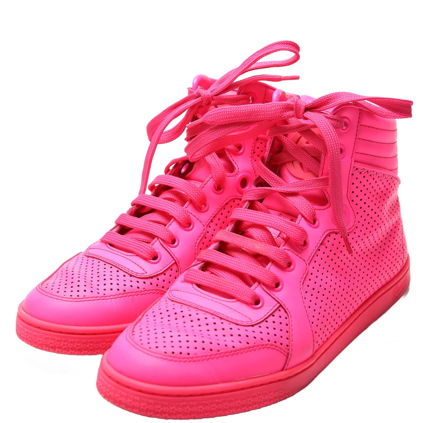 Gucci High Top Leather Sneakers Size