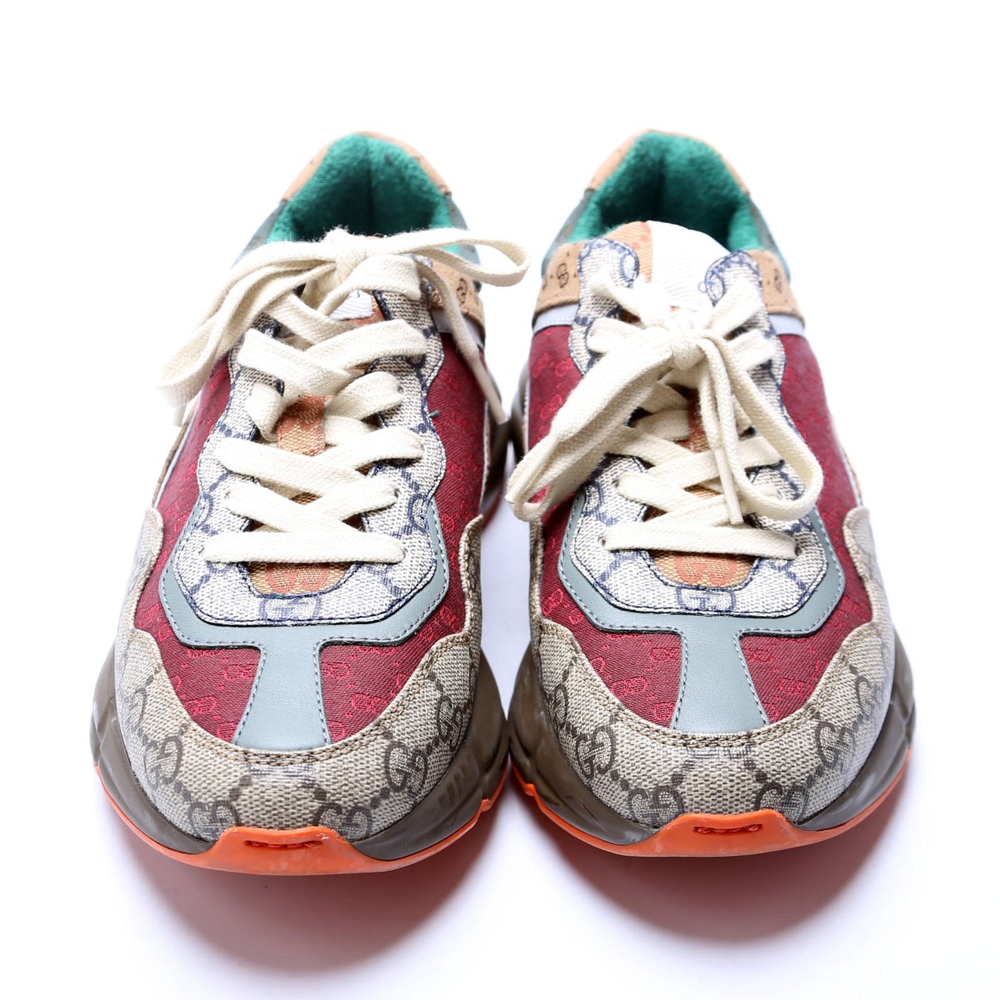 Gucci Rhyton Mixed GG Sneakers Size  Multicolor