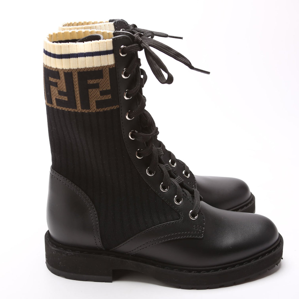 Rockoko Combat Boots Size 35 Black