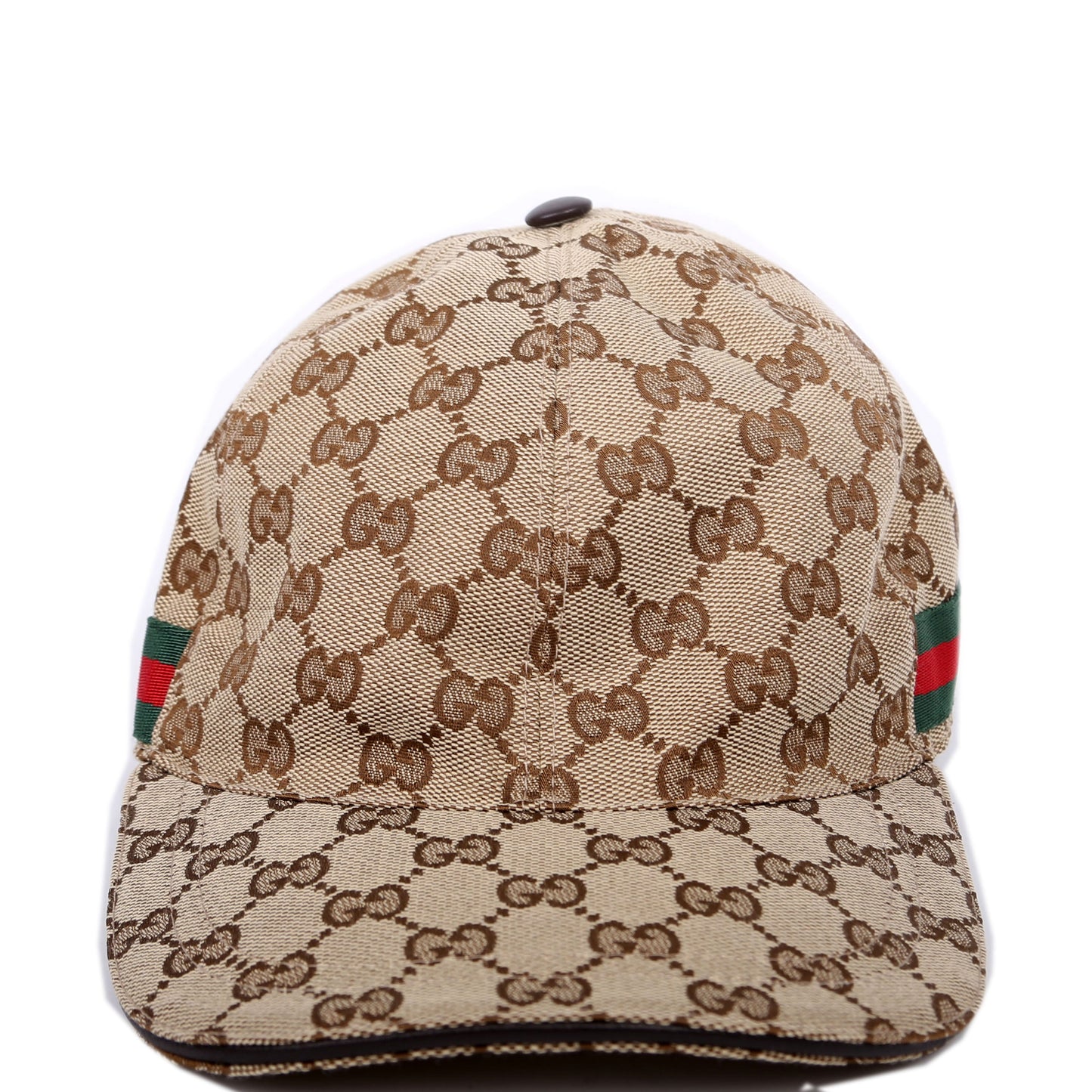 Gucci  GG Canvas Web Cap Size Small Brown