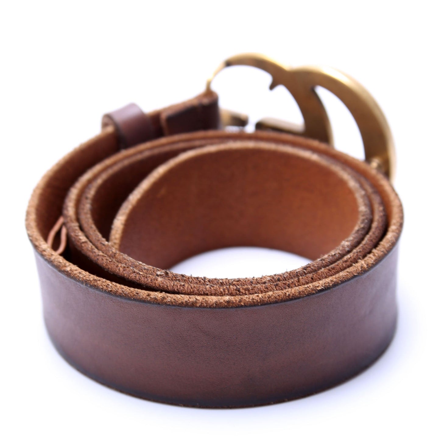 Gucci  Marmont Leather Belt / Brown