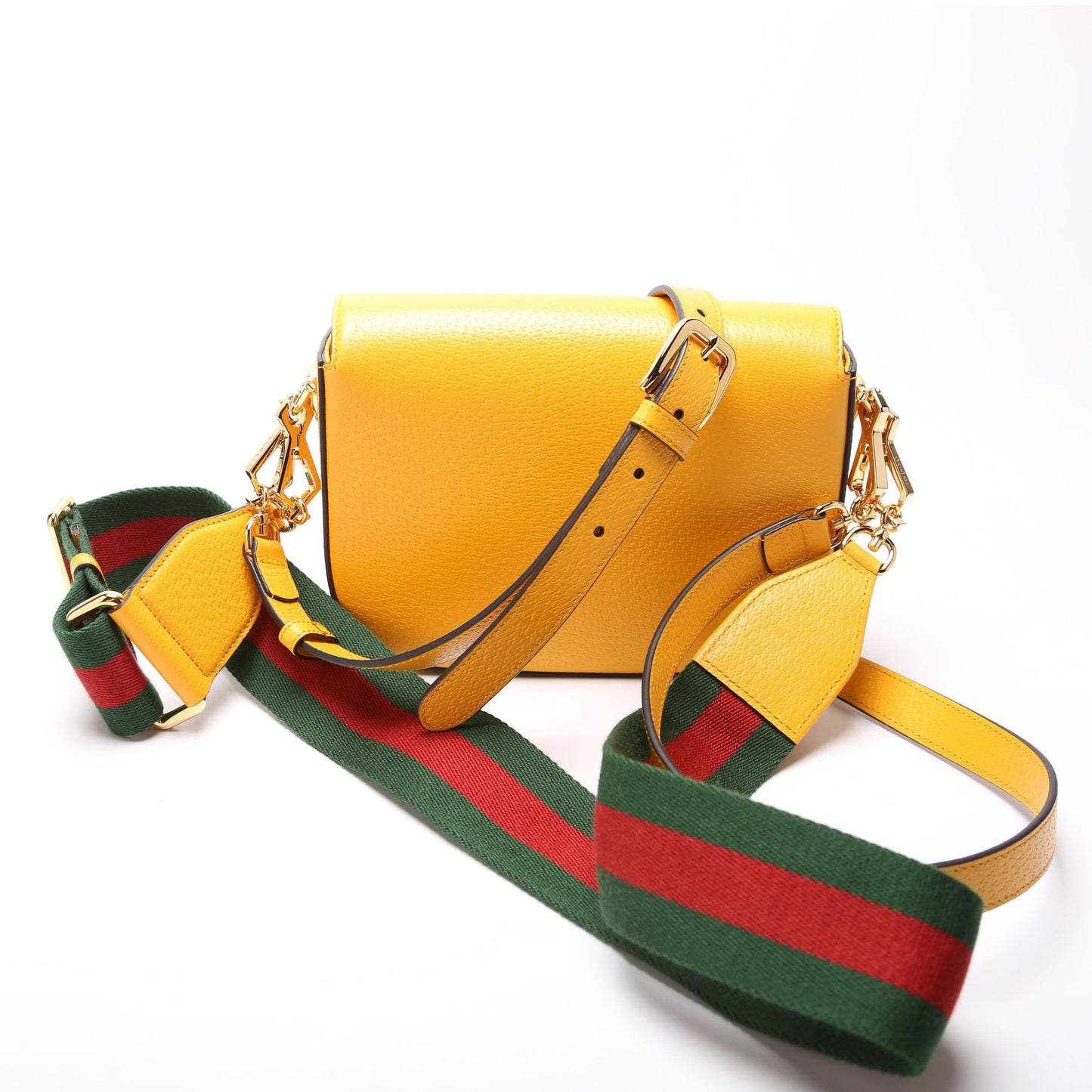Gucci  Gucci Adidas  Horsebit Mini Bag Yellow