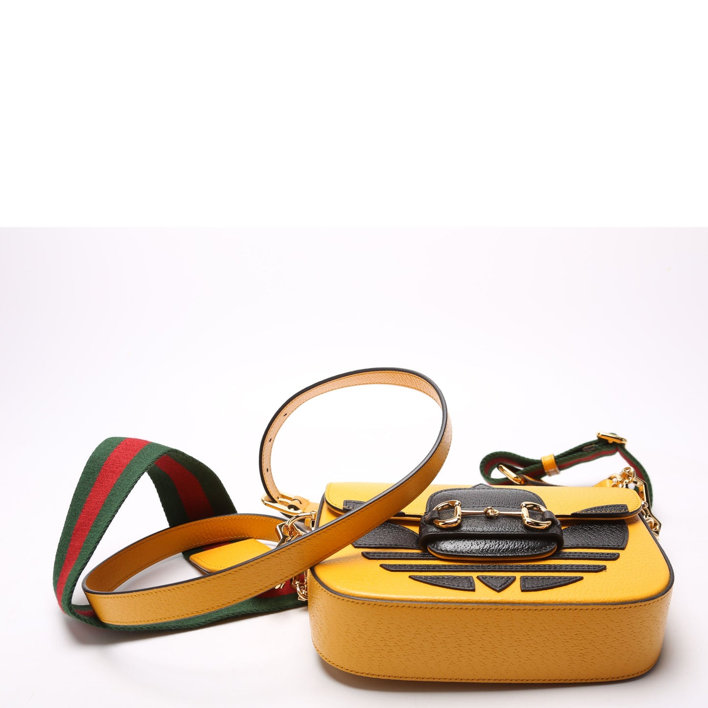 Gucci  Gucci Adidas  Horsebit Mini Bag Yellow