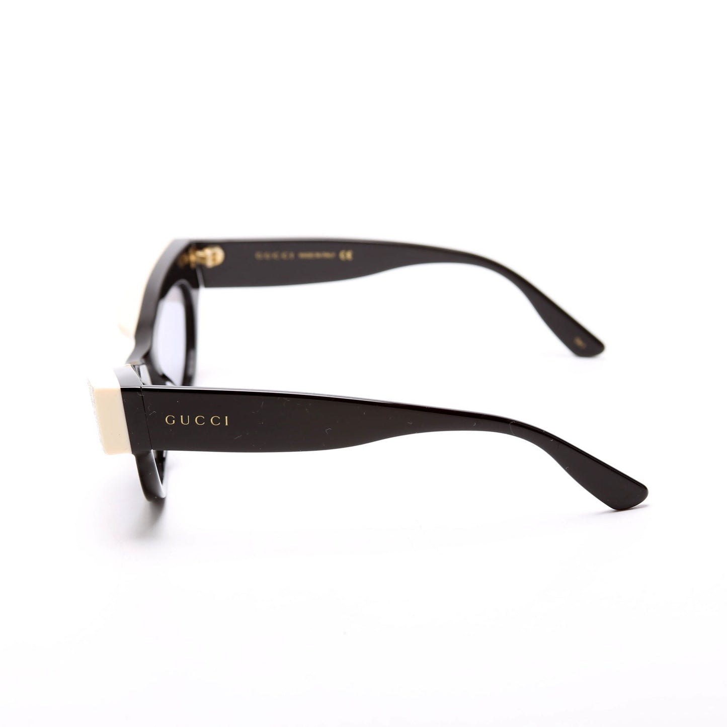 Gucci GGS Crystal Sunglasses Black/Cream