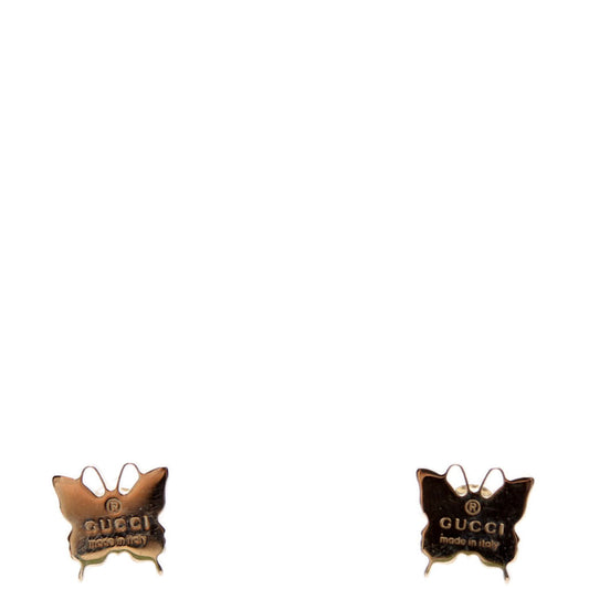 Gucci Butterfly Trademark Stud Earrings