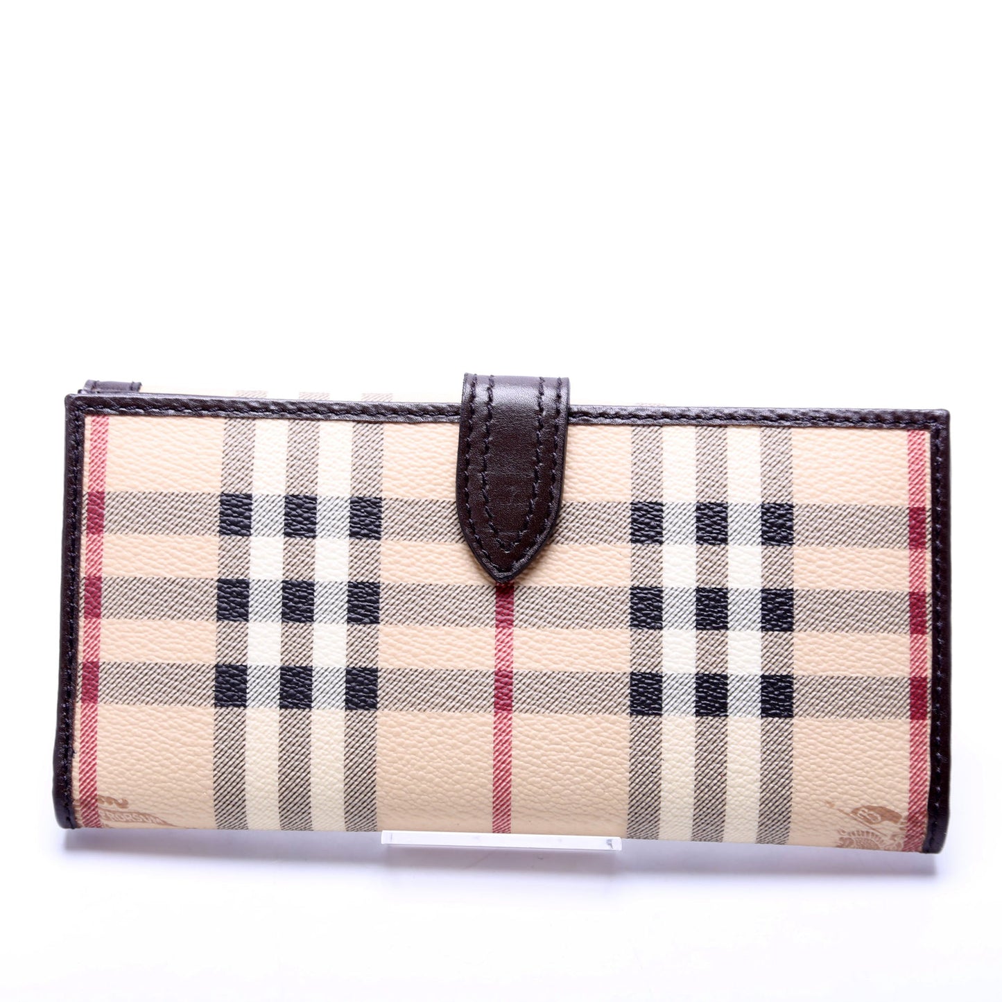 3640450 Haymarket Check Continental Wallet Brown