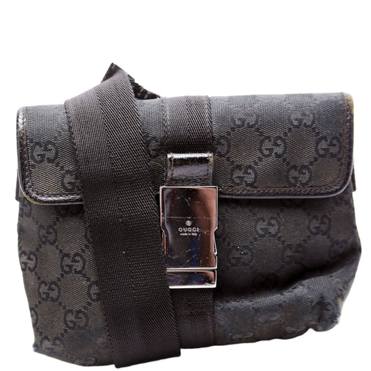 Gucci  GG Canvas Belt Bag Black