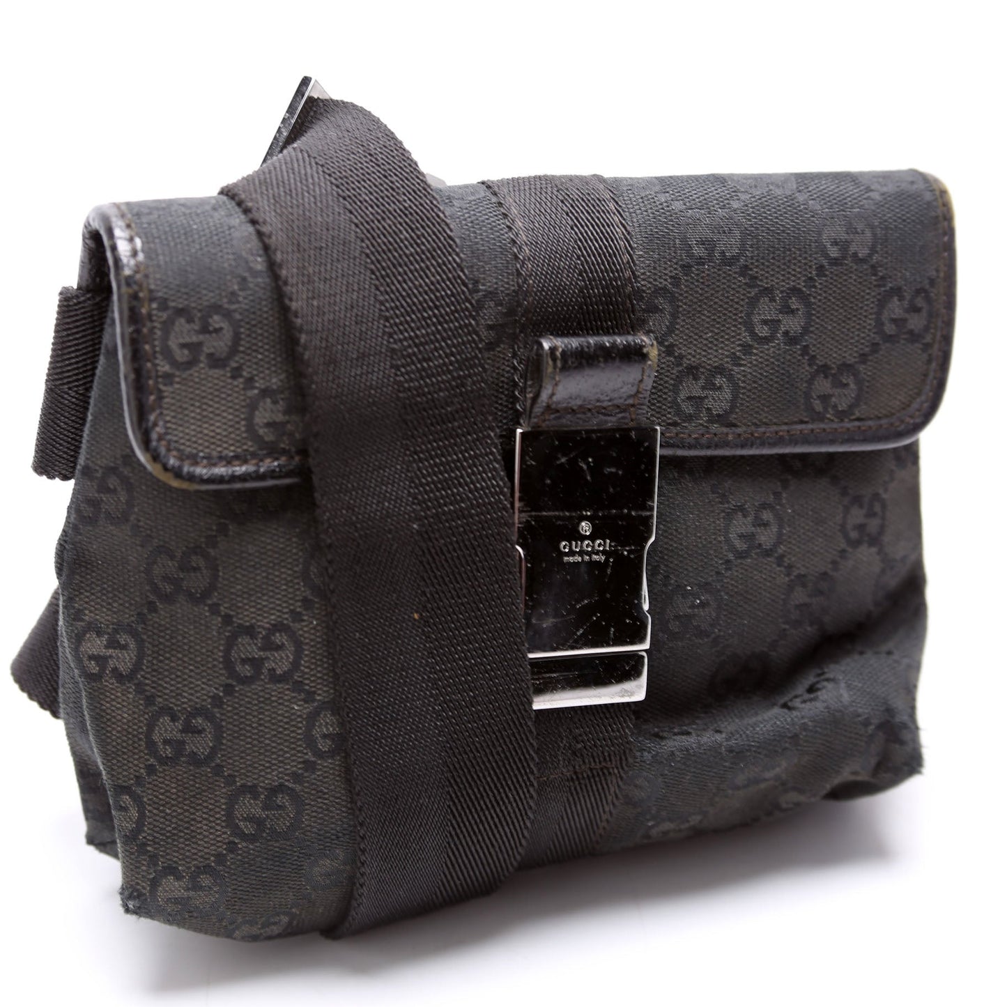 Gucci  GG Canvas Belt Bag Black