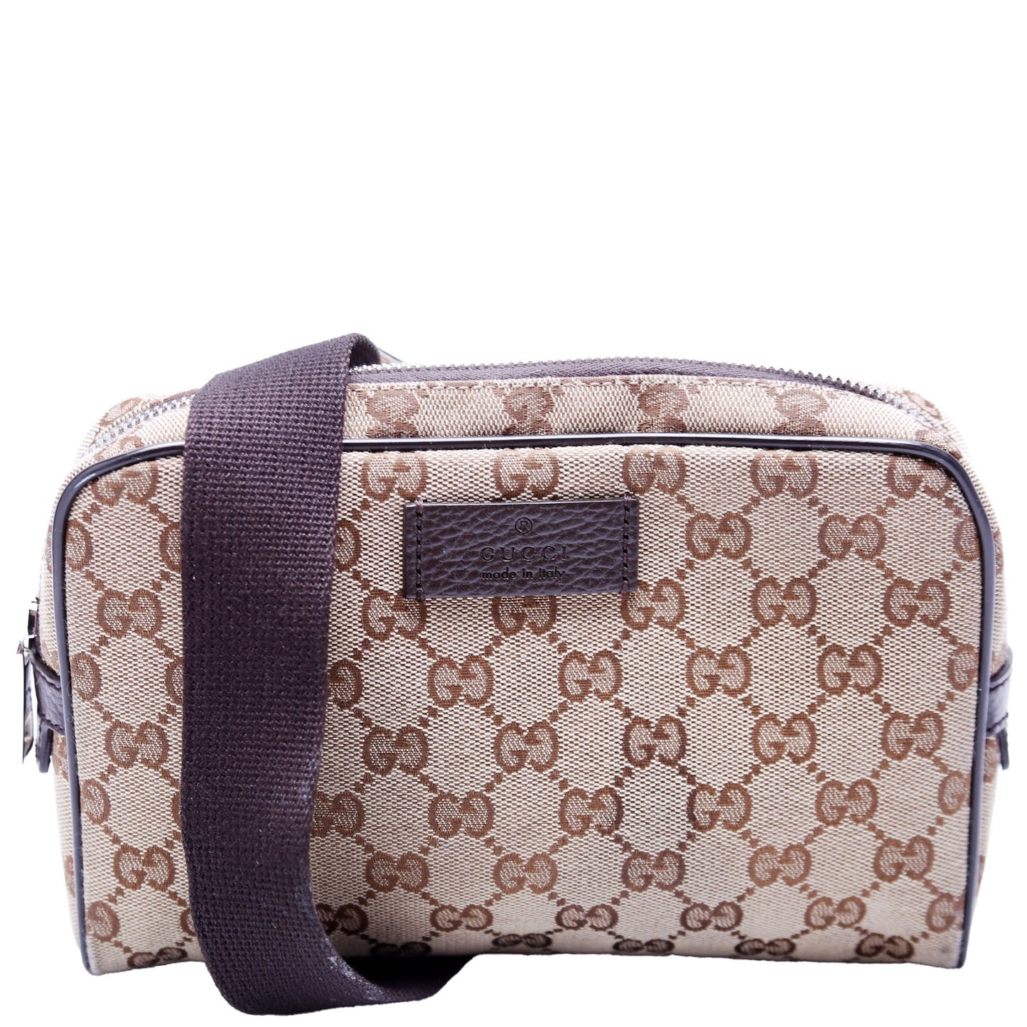 Gucci  GG Canvas Belt Bag Brown
