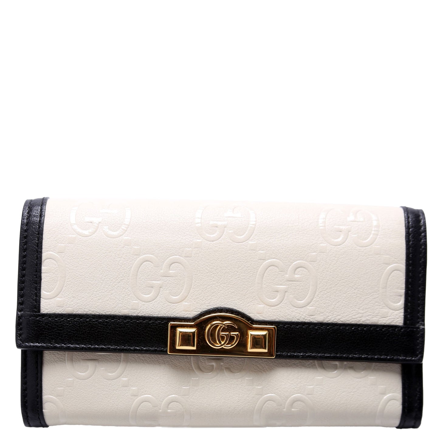 Gucci  Jumbo GG Wallet Beige/Black