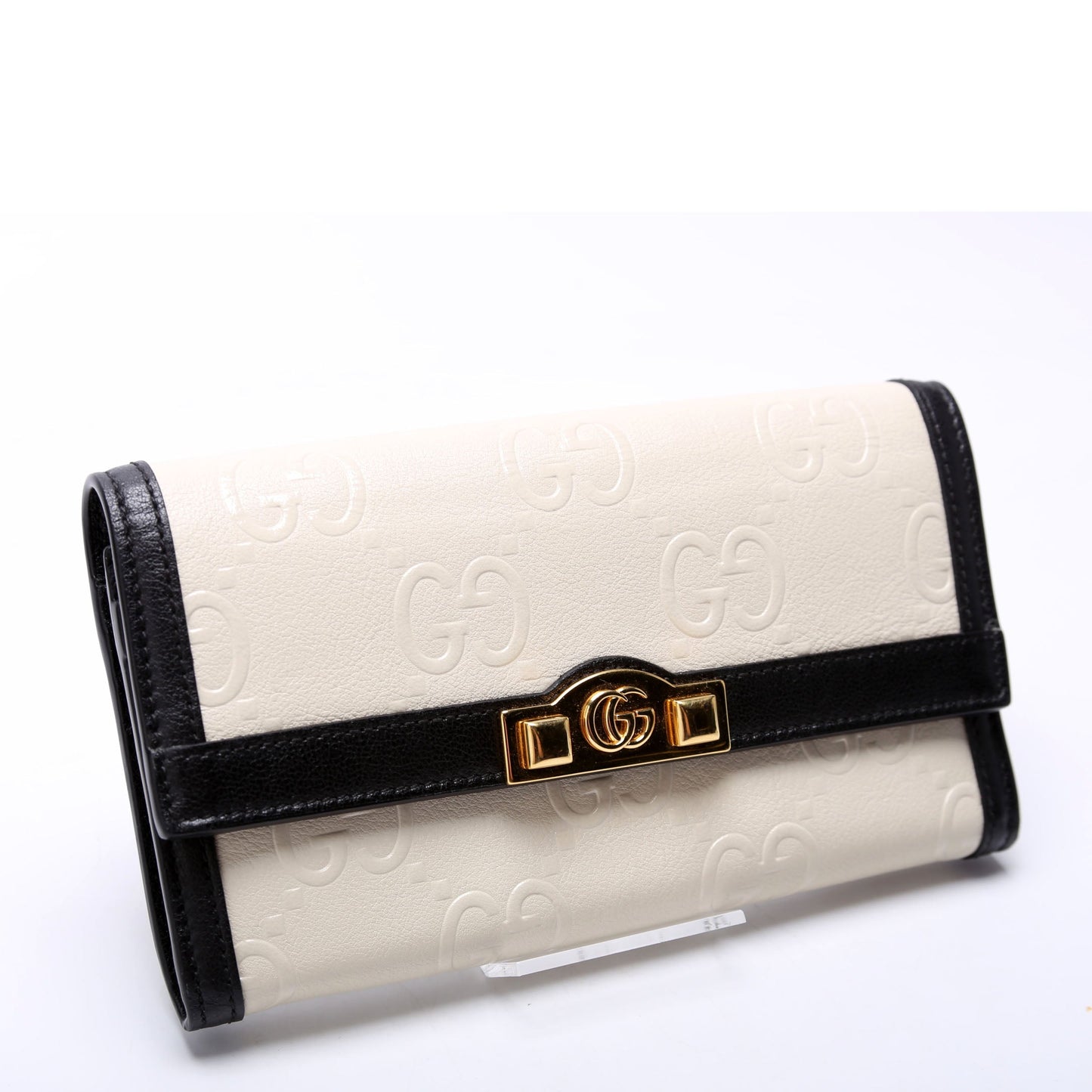 Gucci  Jumbo GG Wallet Beige/Black