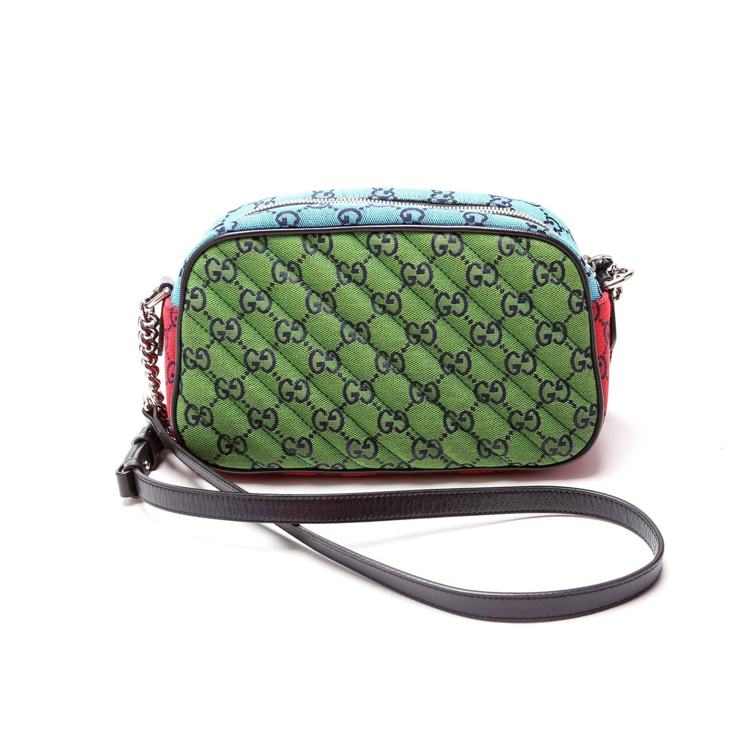 Gucci  Marmont Small Multicolor Canvas Camera Multicolor