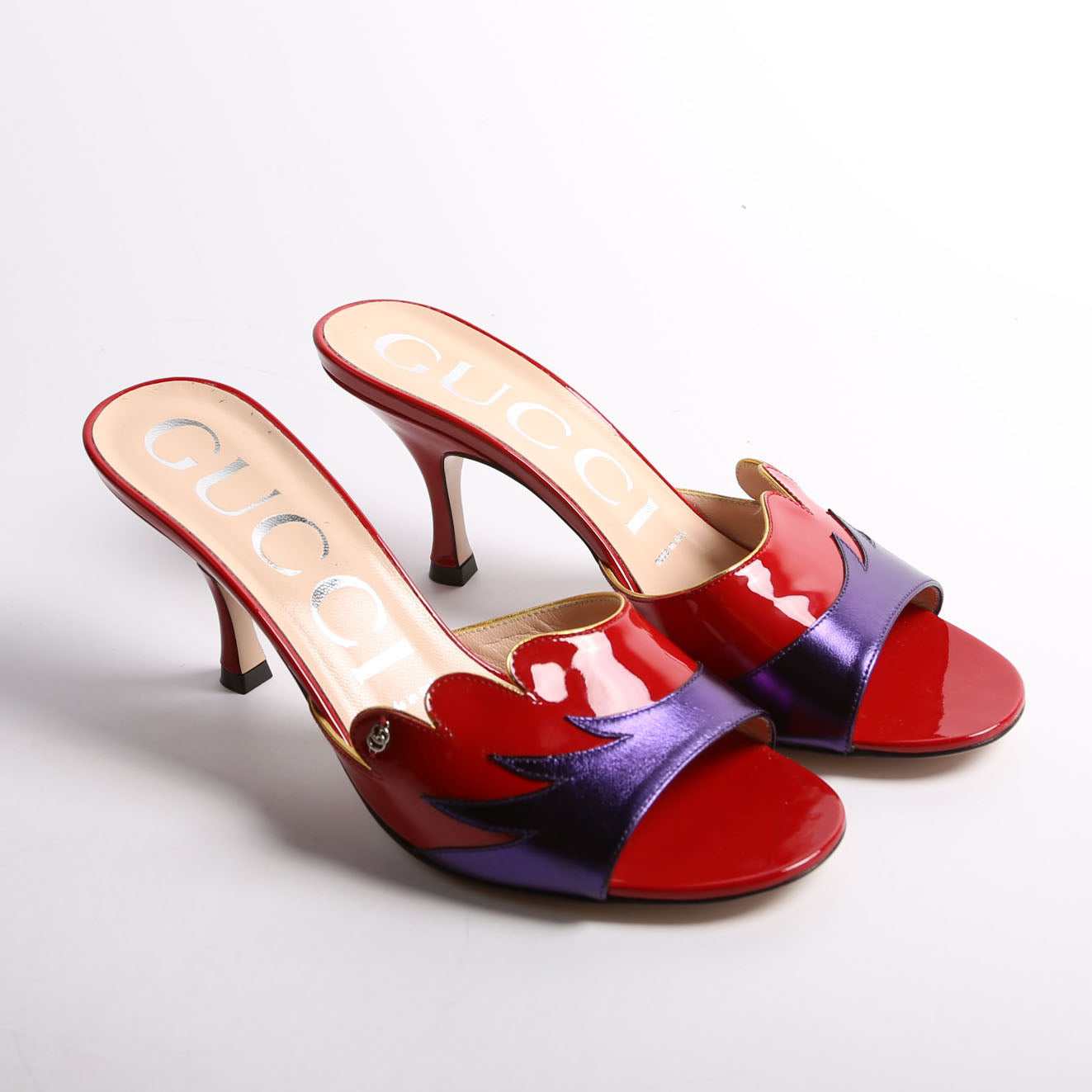 Gucci Open Toe Sandals Size . Red