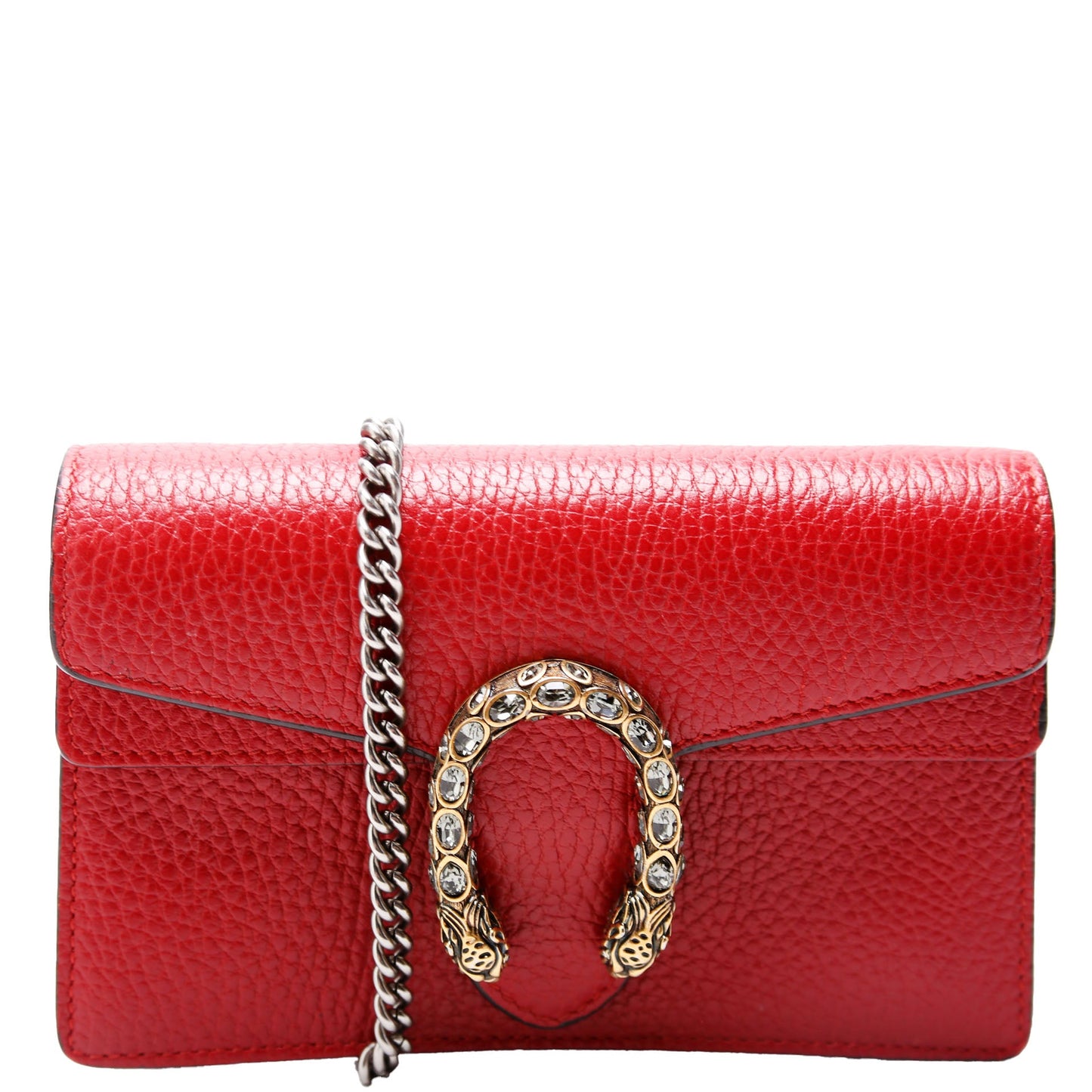 Gucci  Dioysus Leather Super Mini Red