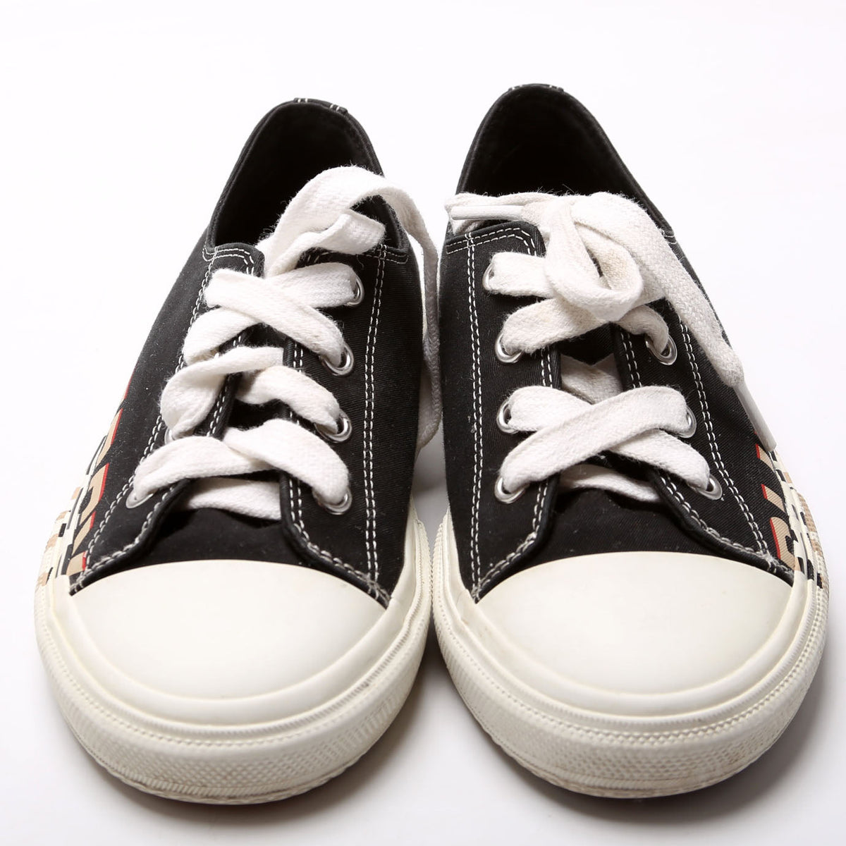 Kids Larkall Icon Stripe Logo Sneakers Size 31