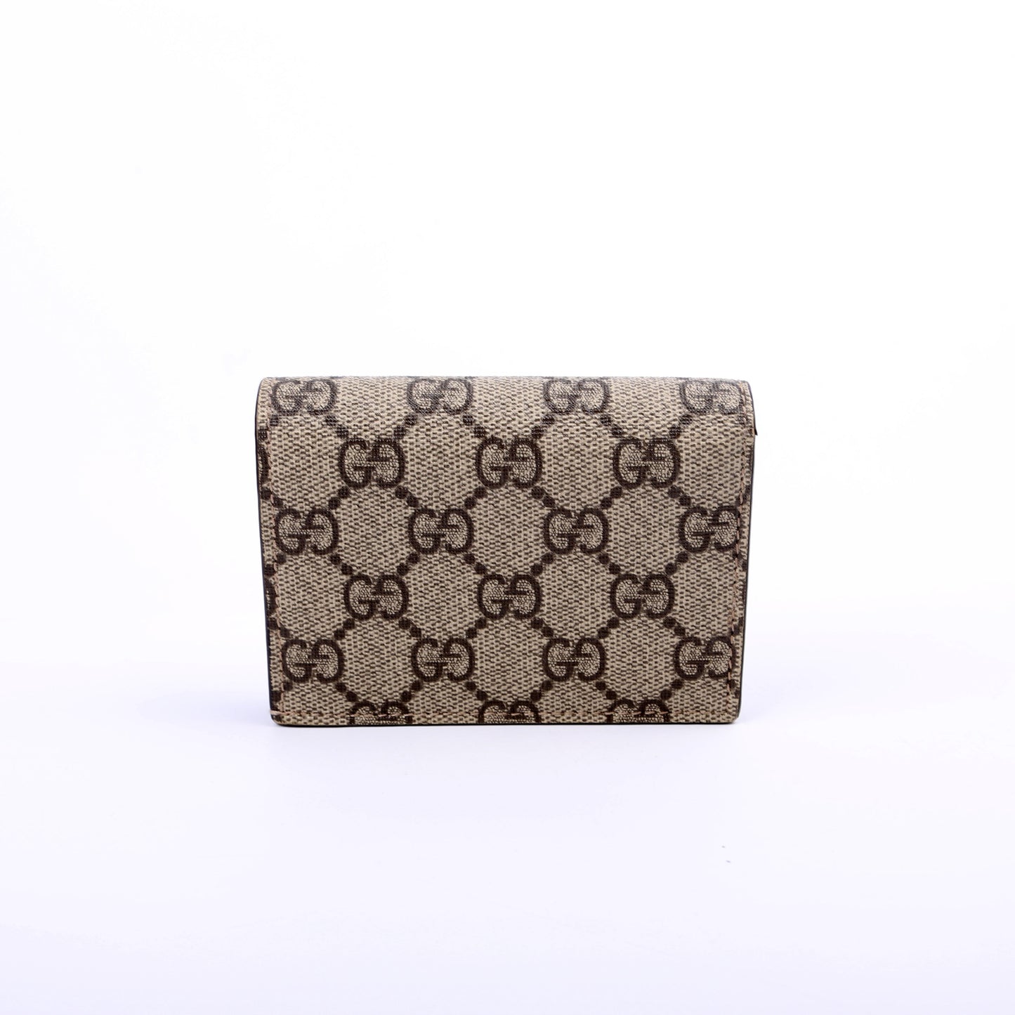Gucci  GG Supreme Marmont Card Case Beige