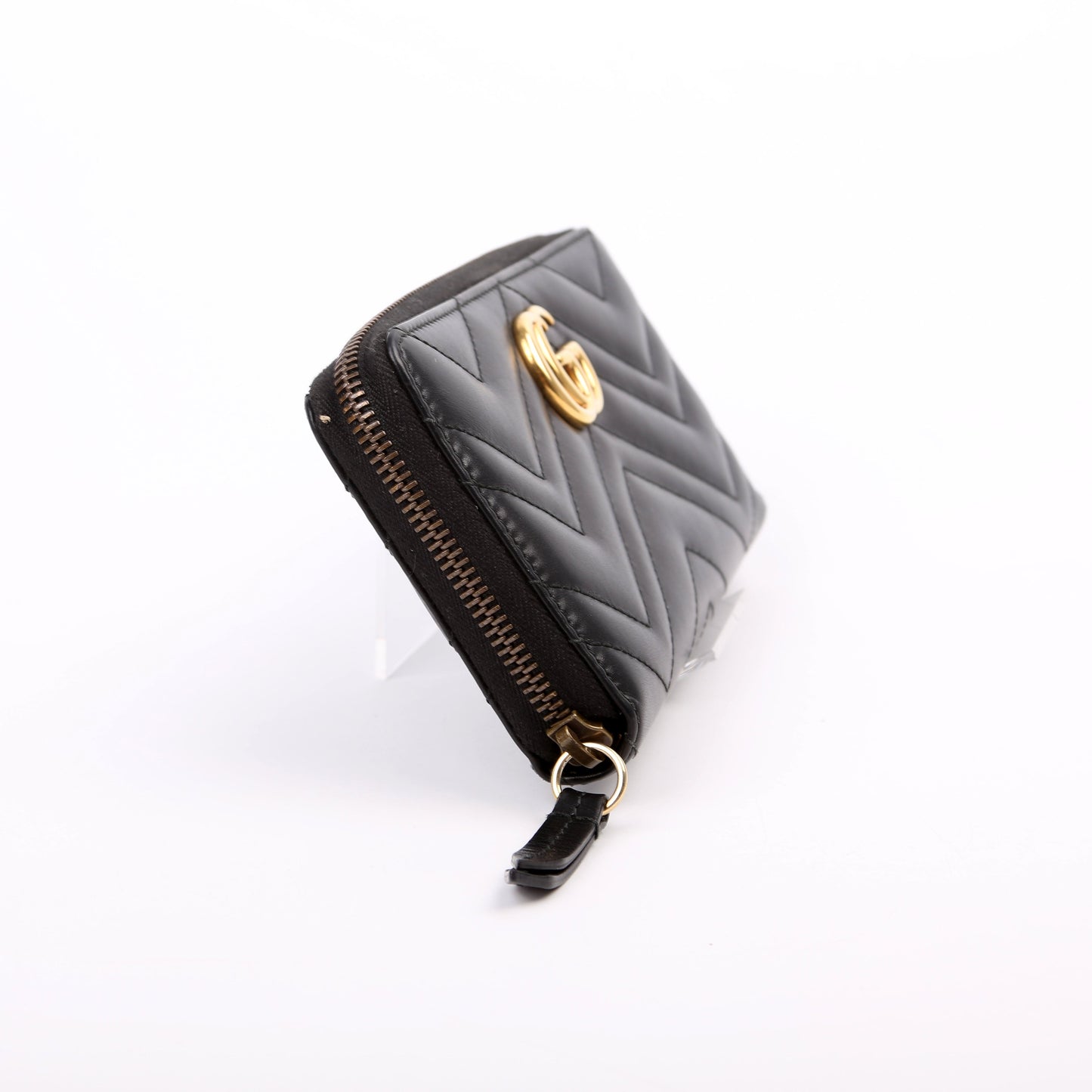 Gucci  GG Marmont Zip Around Wallet Black