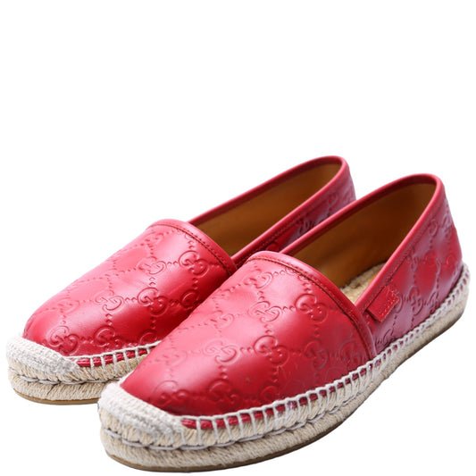 Gucci GG Espadrilles Size . Red