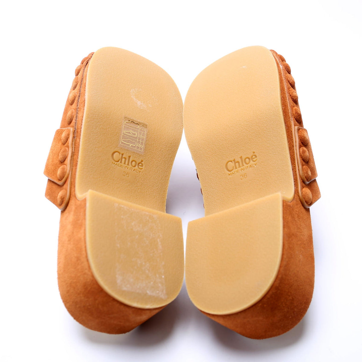 Joy Suede Clogs Size 36 Brown