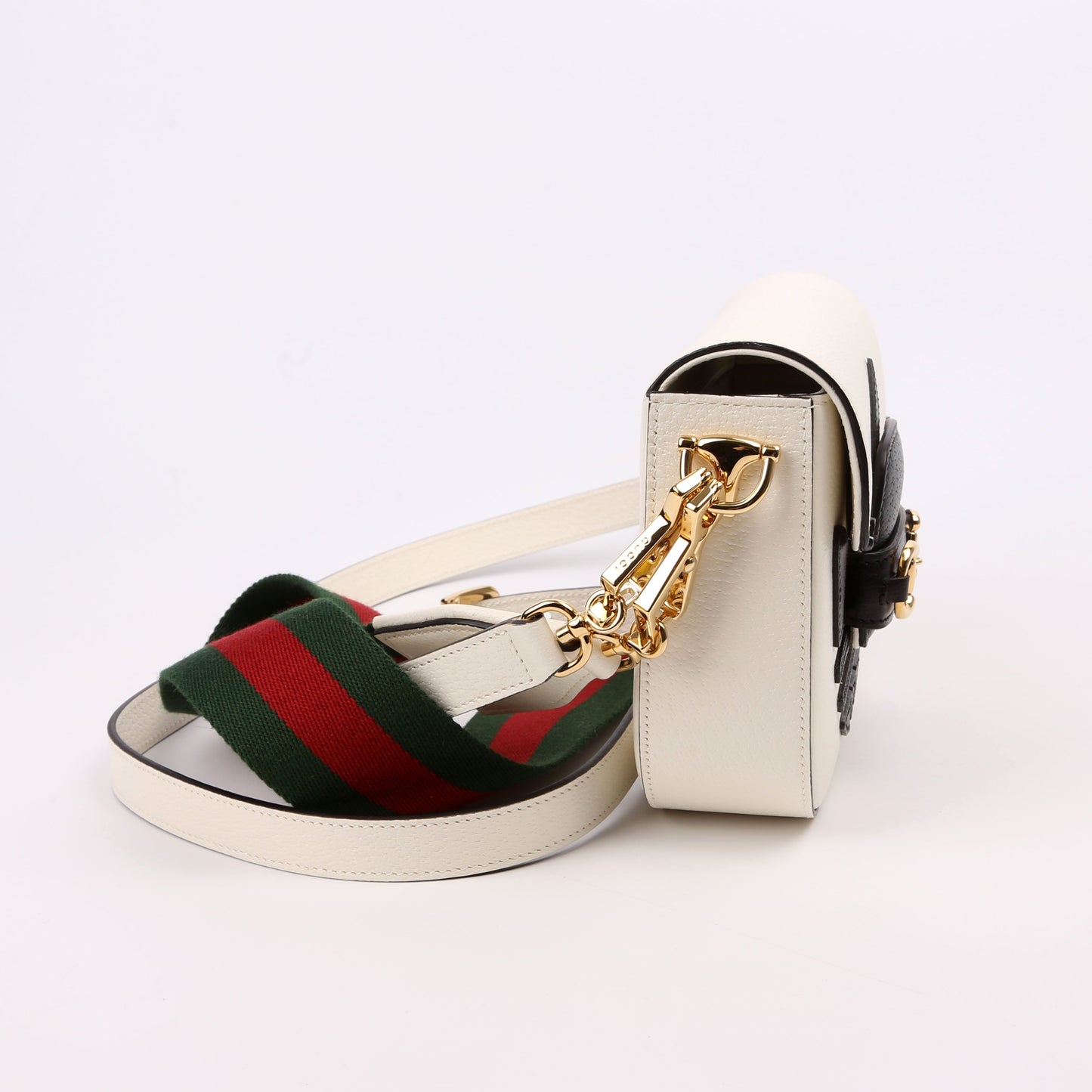 Gucci  Gucci X Adiddas  Horsebit Mini Bag White/Black