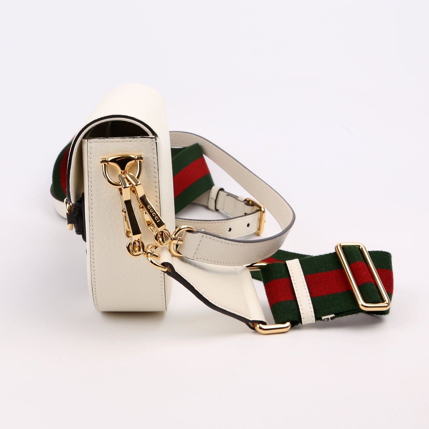 Gucci  Gucci X Adiddas  Horsebit Mini Bag White/Black