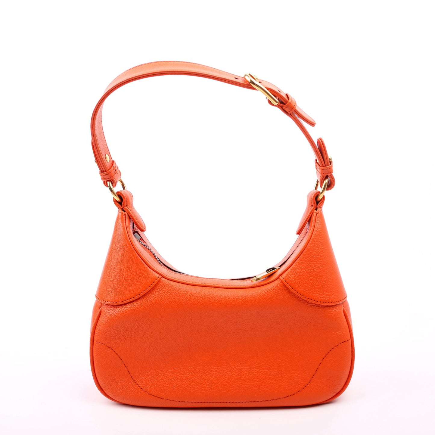 Gucci  Aphrodite Leather Small Shoulder Bag Orange