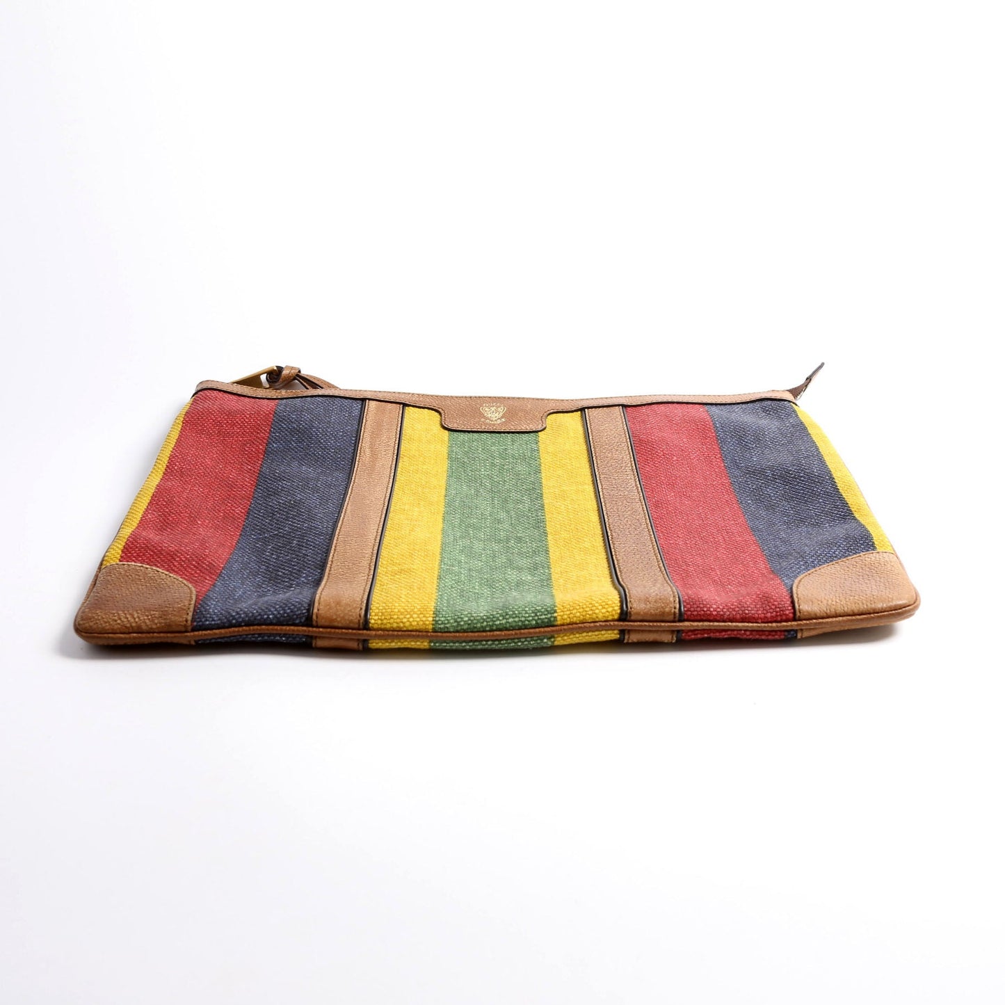 Gucci  Baiadera Striped Canvas Large Pouch