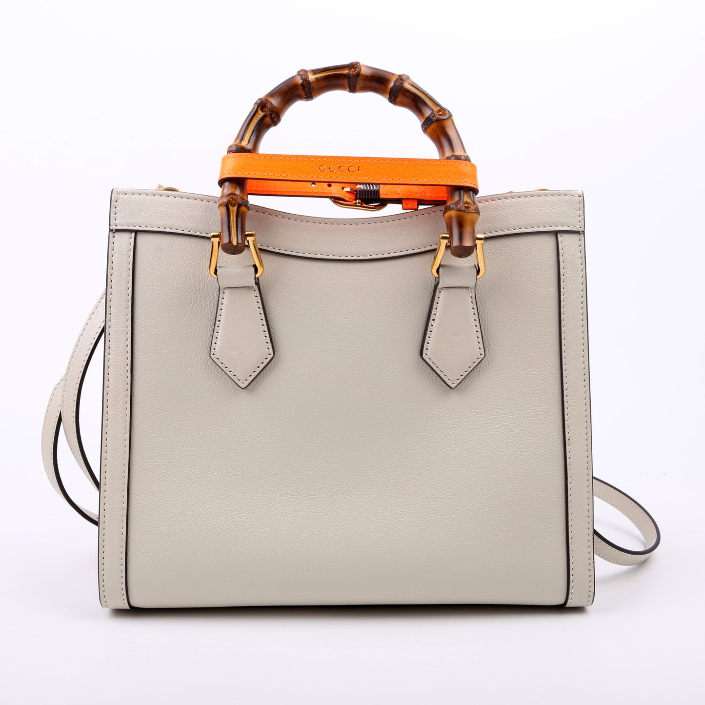 Gucci  Diana Small Leather Tote White