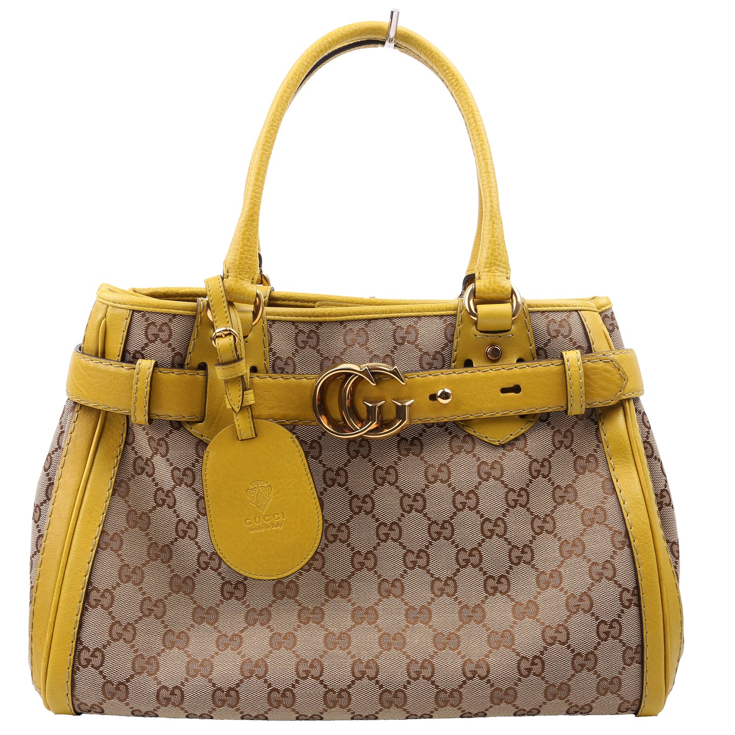 Gucci  GG canvas Running Tote Medium Yellow