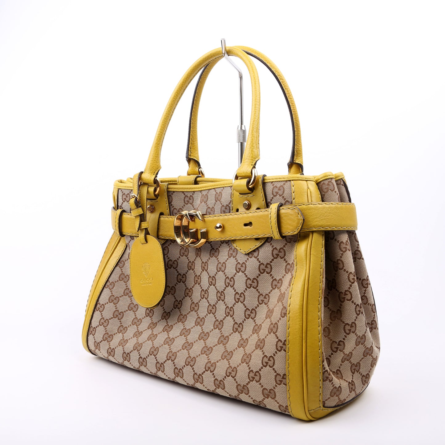Gucci  GG canvas Running Tote Medium Yellow