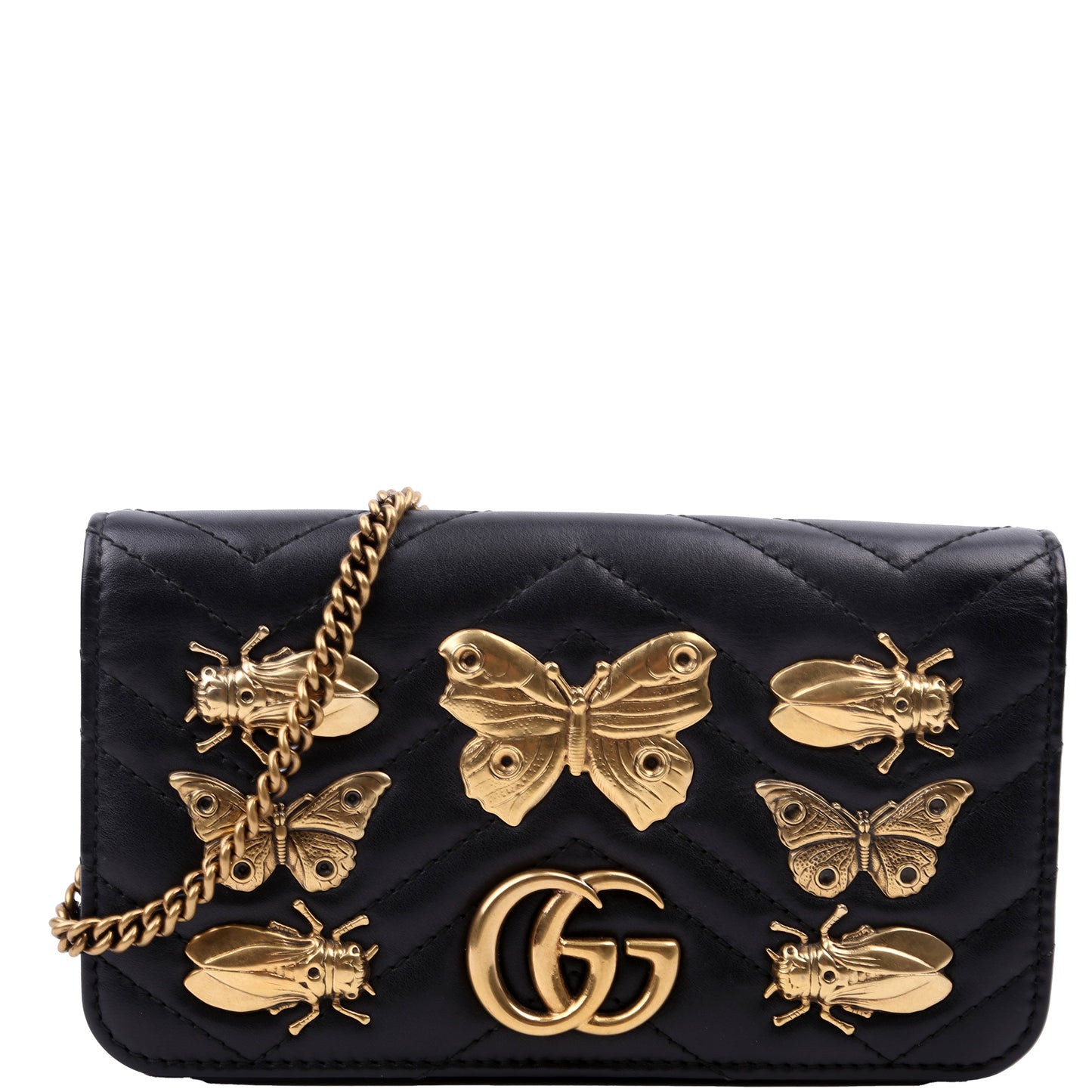Gucci  GG Marmont Animal Stud Mini Bag