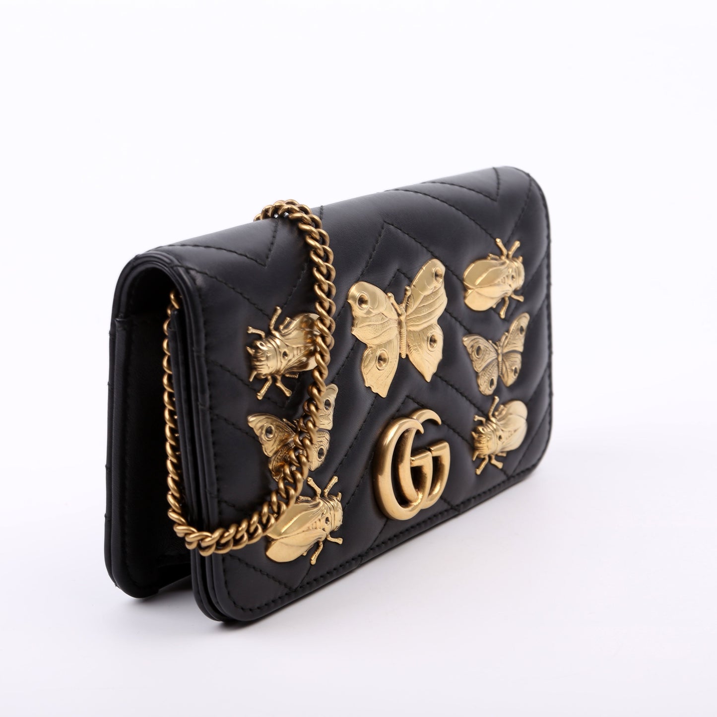 Gucci  GG Marmont Animal Stud Mini Bag