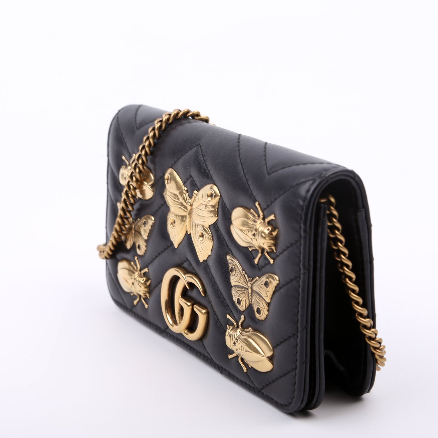 Gucci  GG Marmont Animal Stud Mini Bag