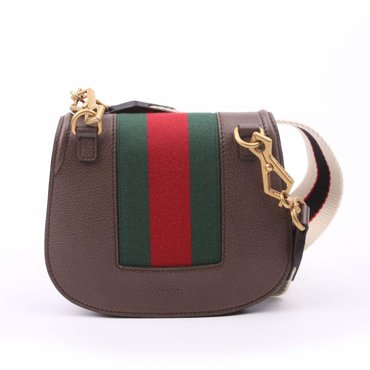Gucci  Jeweled Heart Totem Brown