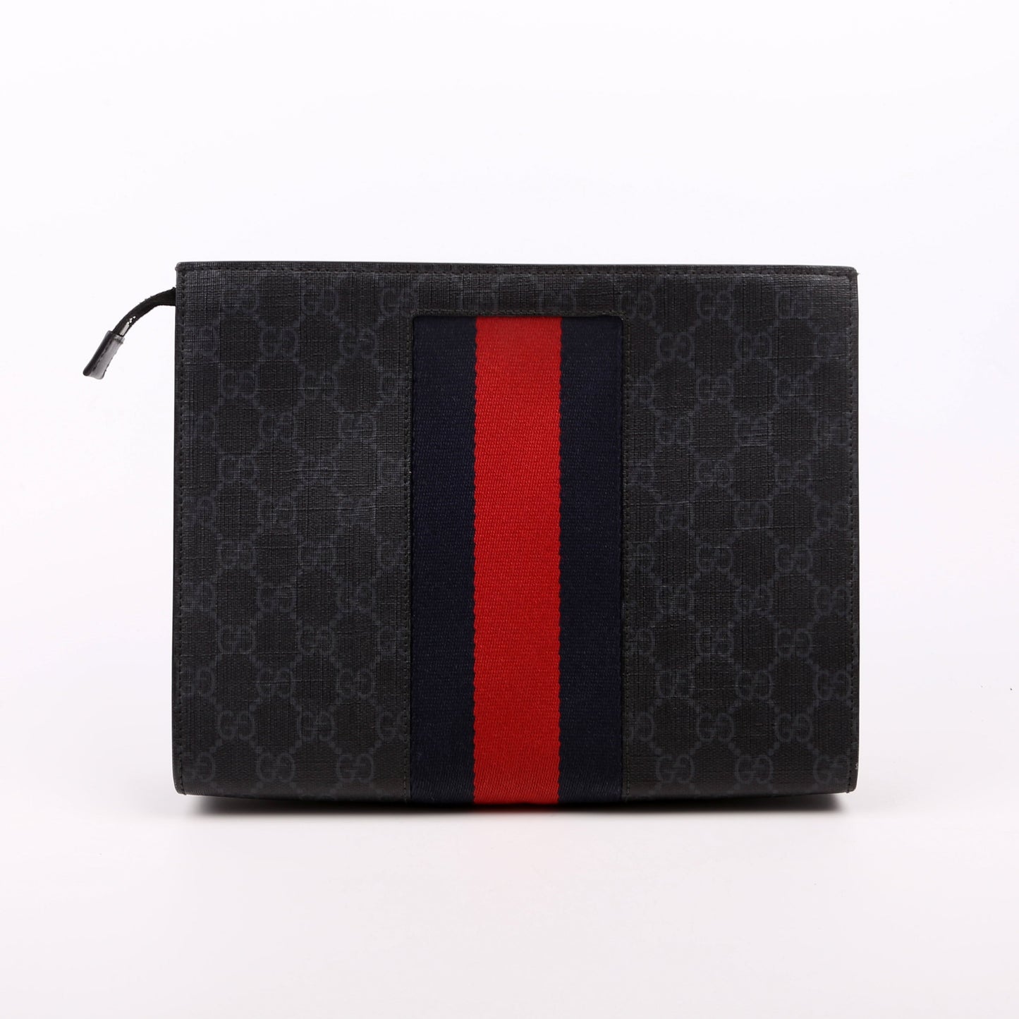 Gucci  GG Supreme Web Pouch Black