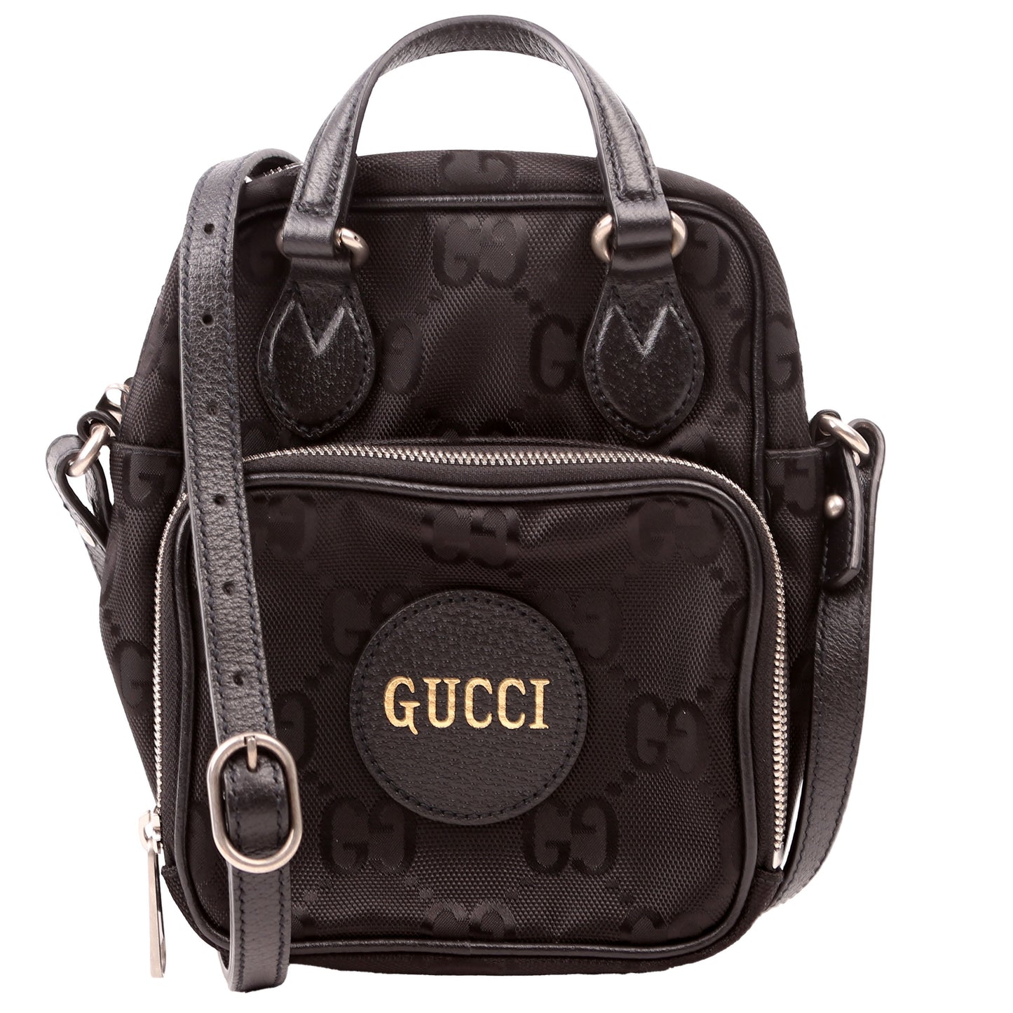 Gucci  GG Nylon Off the Grid Shoulder Bag Black