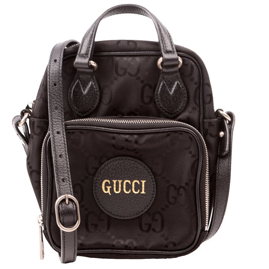 Gucci  GG Nylon Off the Grid Shoulder Bag Black