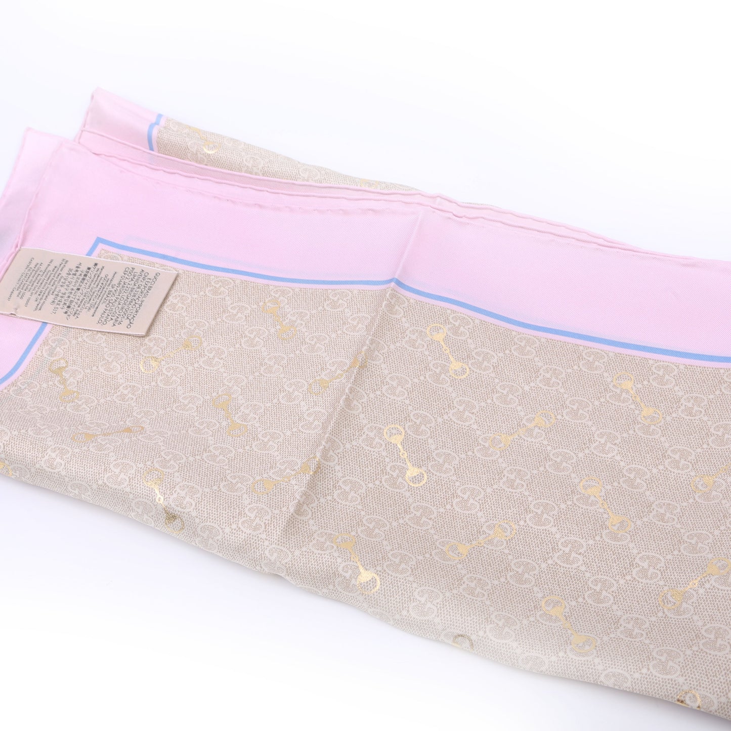 Gucci  GG with Horsebit Silk Square CM