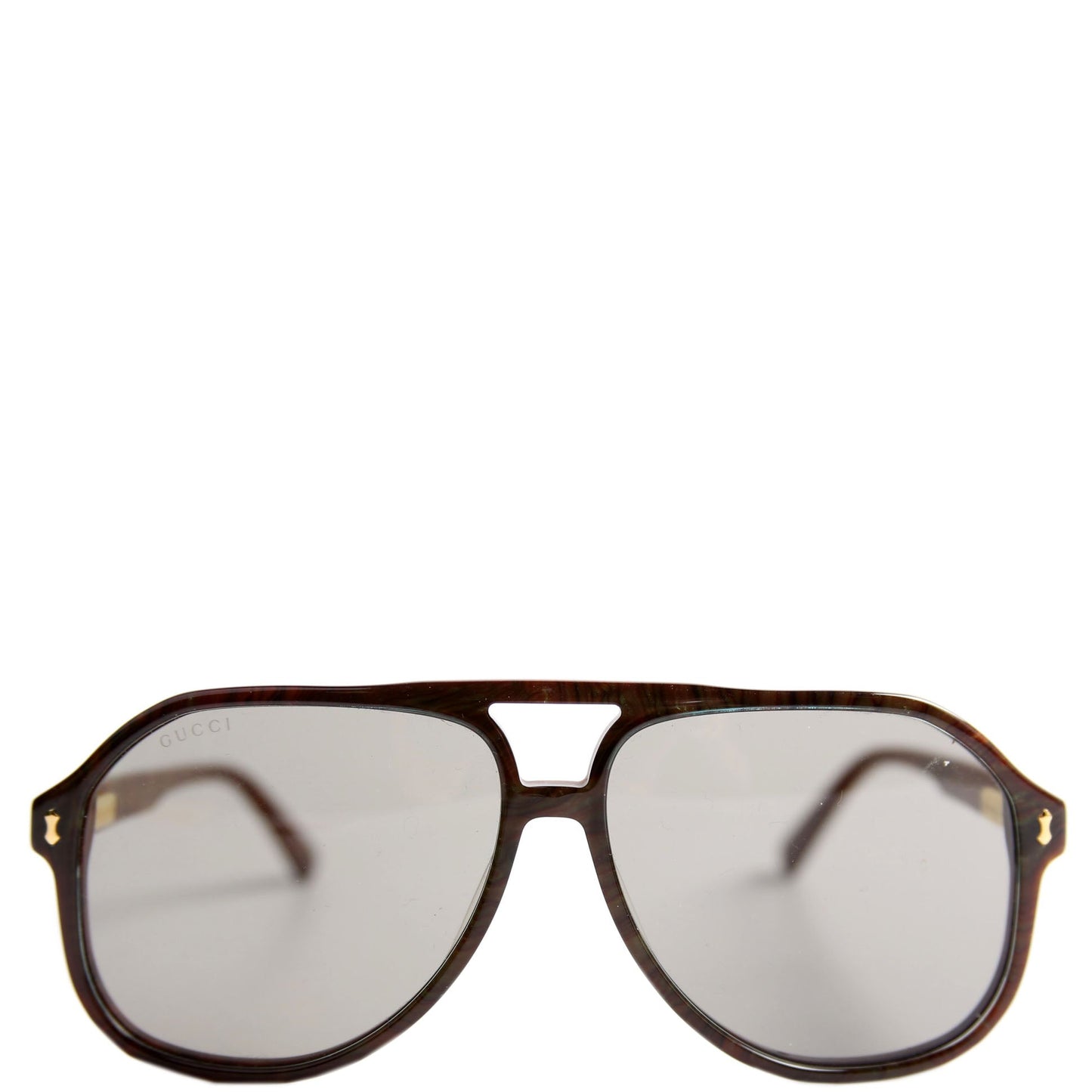Gucci GGS Aviator Sunglasses Brown